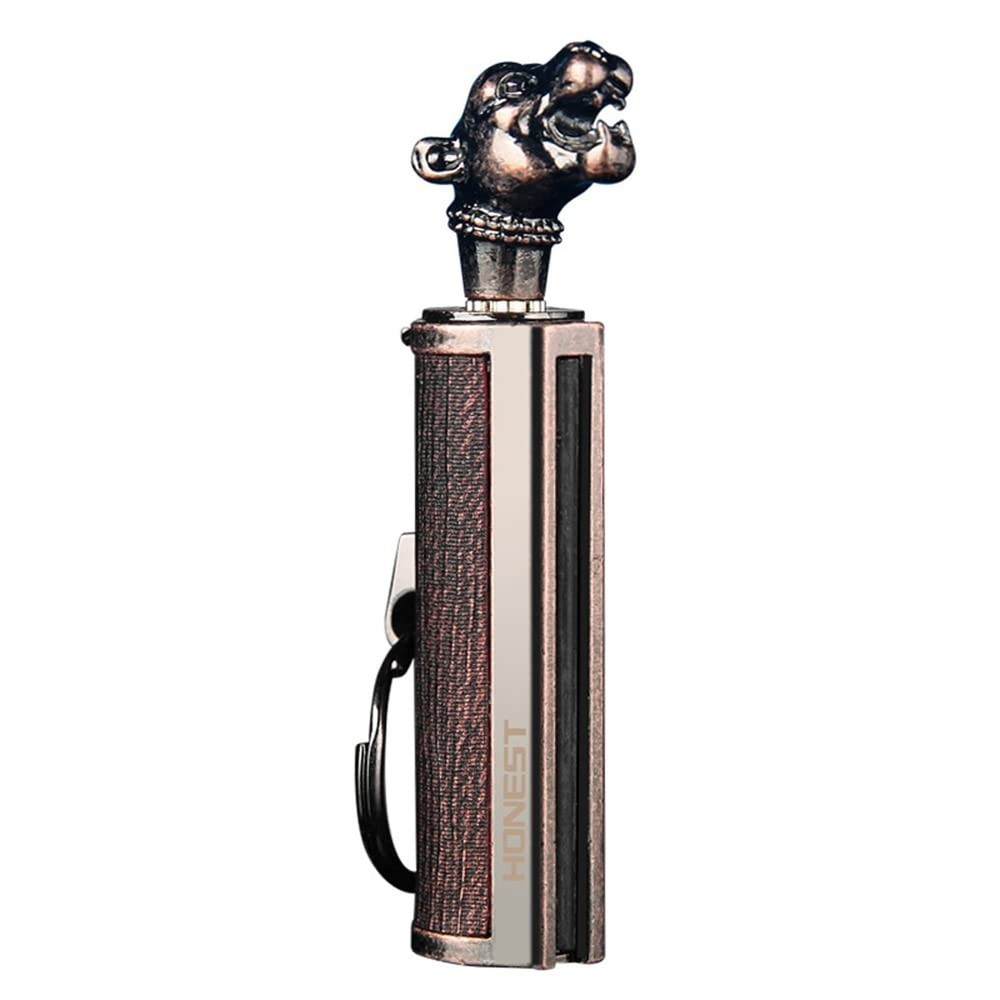 Permanent Match Keychain Lighter, Flint Matchstick Fire Starter Lighter, Reus...