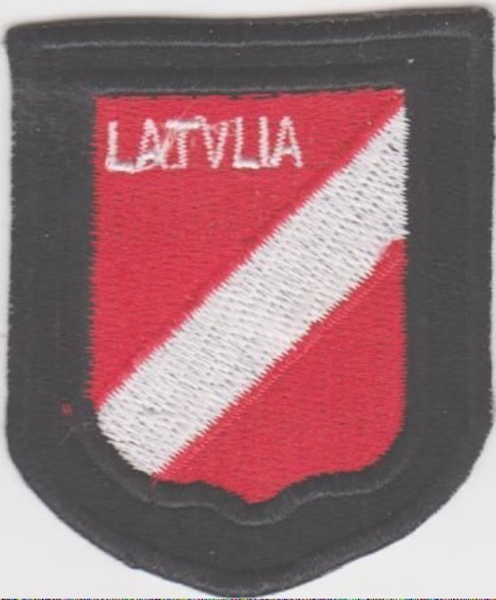 GERMAN ARMY LATVIA  SLEEVE SHIELD