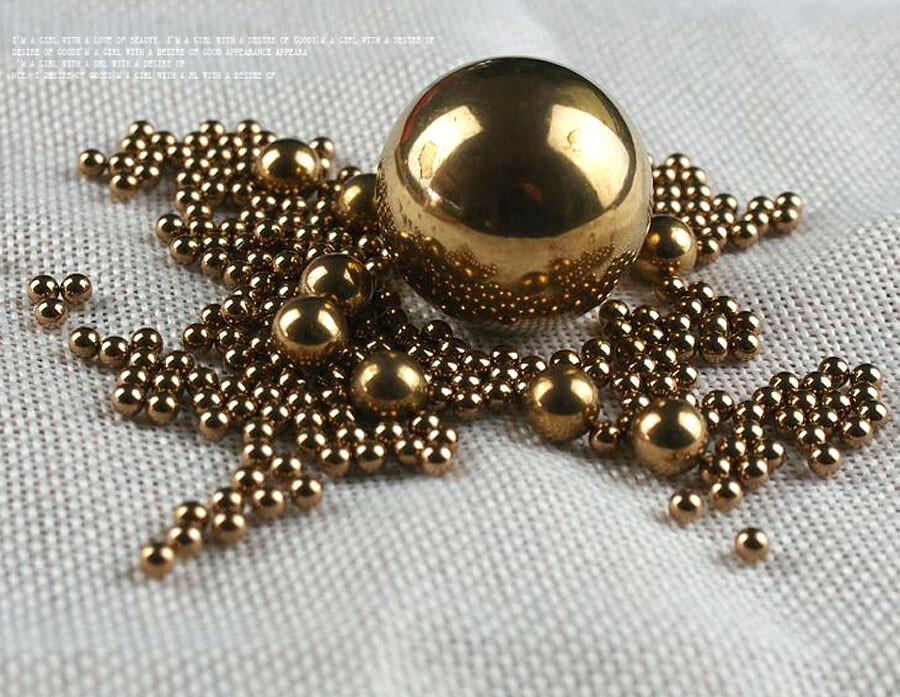 New Solid Brass Bearing Balls φ 1mm ~ 25mm
