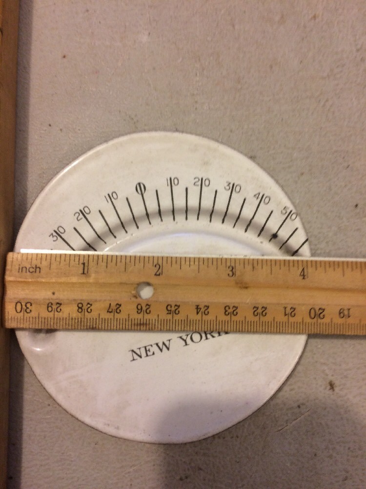 PAIR OF NEGUS ENAMEL CLINOMETER DIALS STEAMPUNK