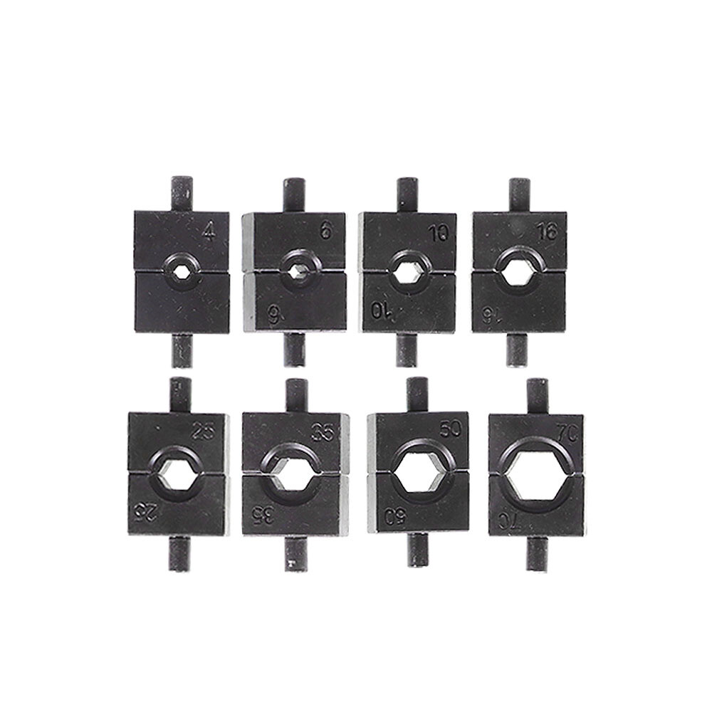 10T Hydraulic Crimper Crimping Tool Wire Battery Cable Lug Terminal W/ 9 Dies