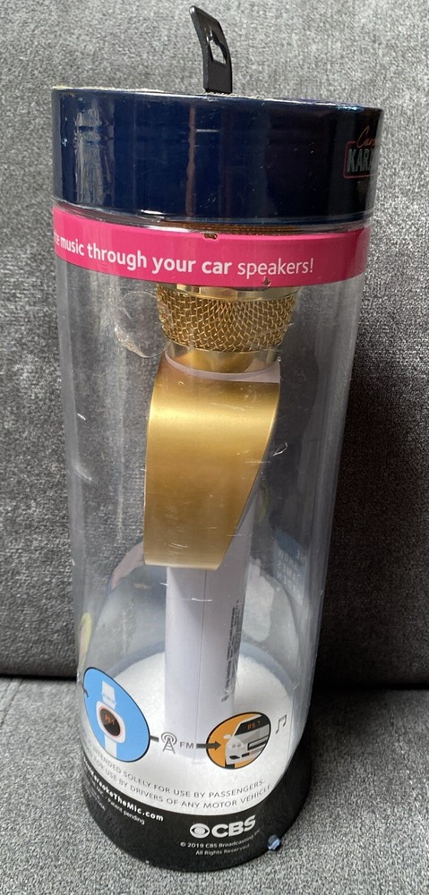 Singing Machine CPK545 Carpool Microphone - White