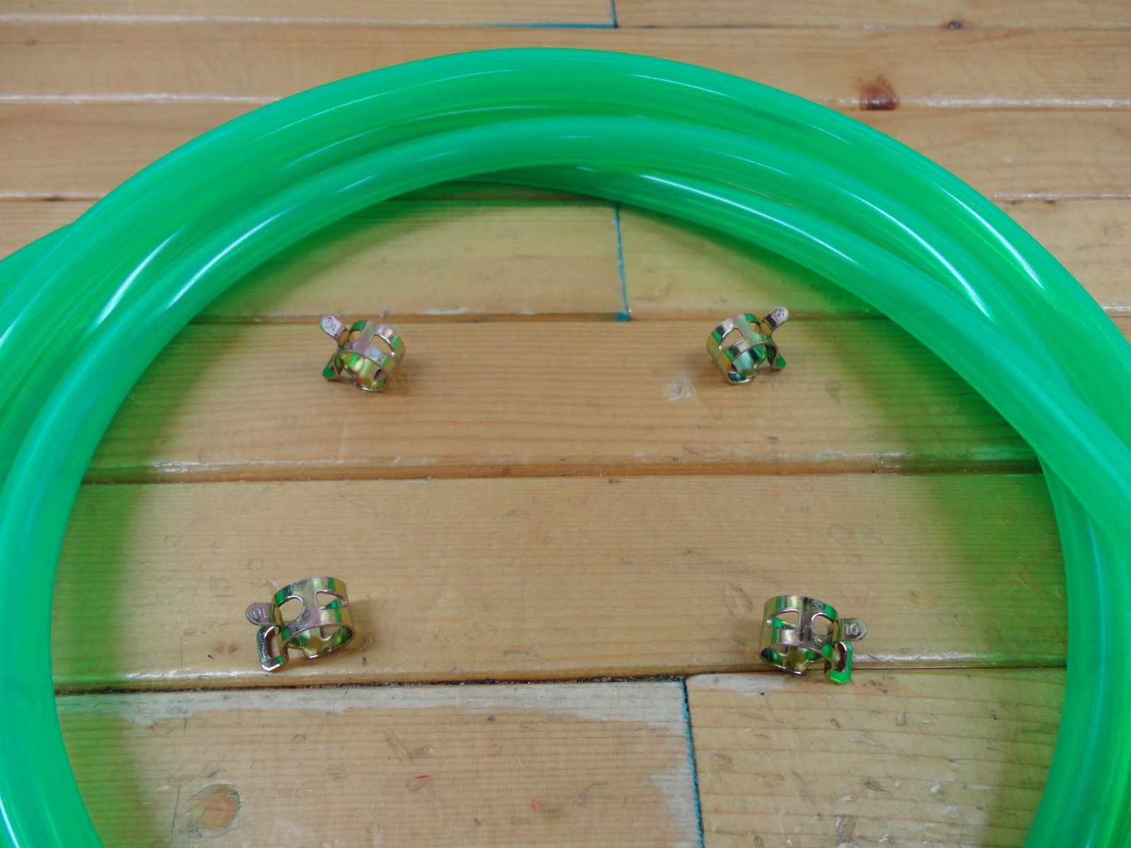 ELECTRIC GREEN FUEL LINE KIT FOR SNOWMOBILE ATV DIRT BIKE QUAD MOWER MOTORCYCLE