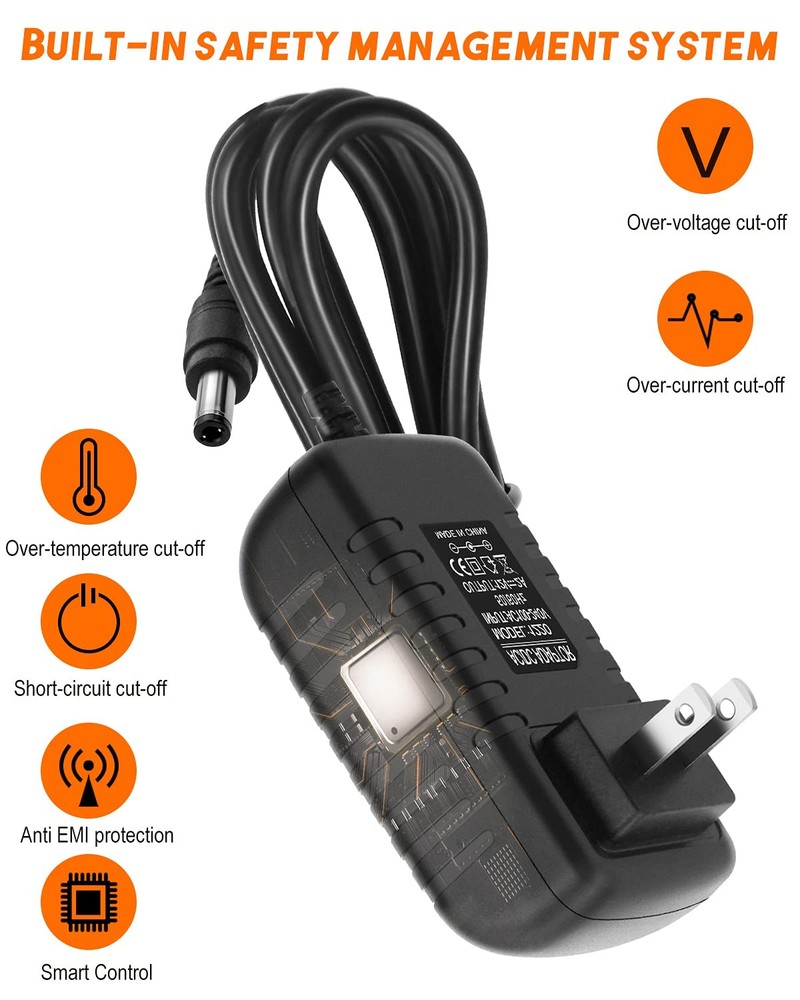 12 Volt 2A Power Adapter Supply12Volt 2000mA Universal AC black