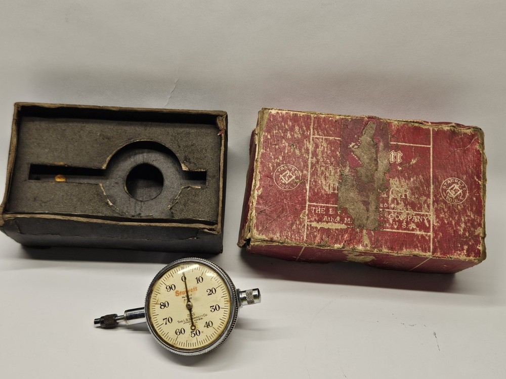 Starrett dial indicator 25-f 0 to 100 (Read Description)