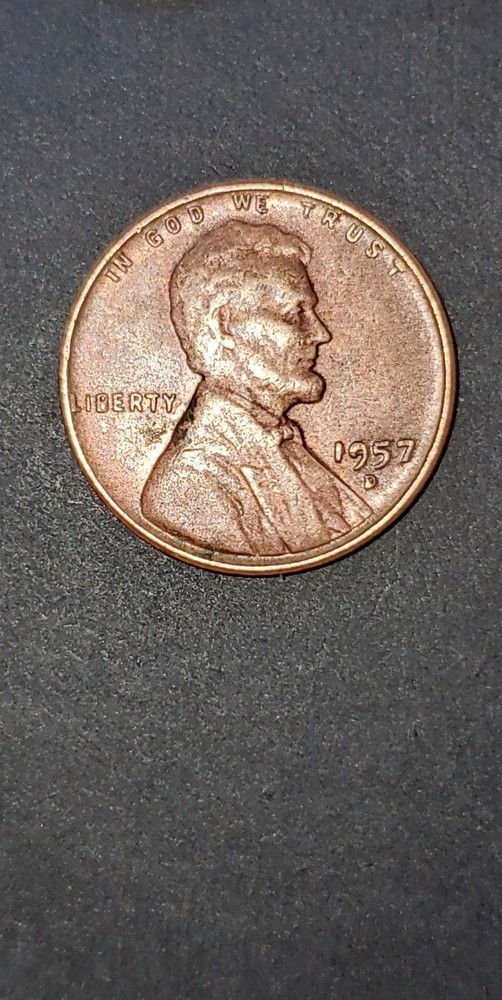 1957 D WHEAT - DDO & CLOGGED DIE ERRORS ON 9 & B