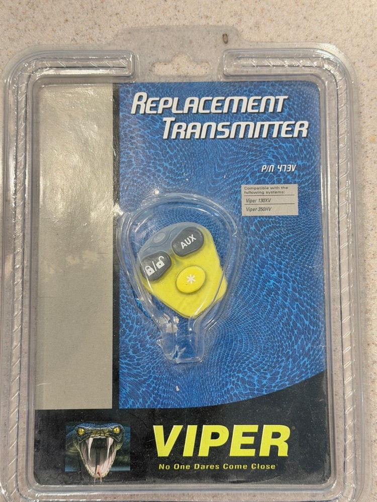 Viper Replacement Transmitter p/n 473V Yellow (Open Box)