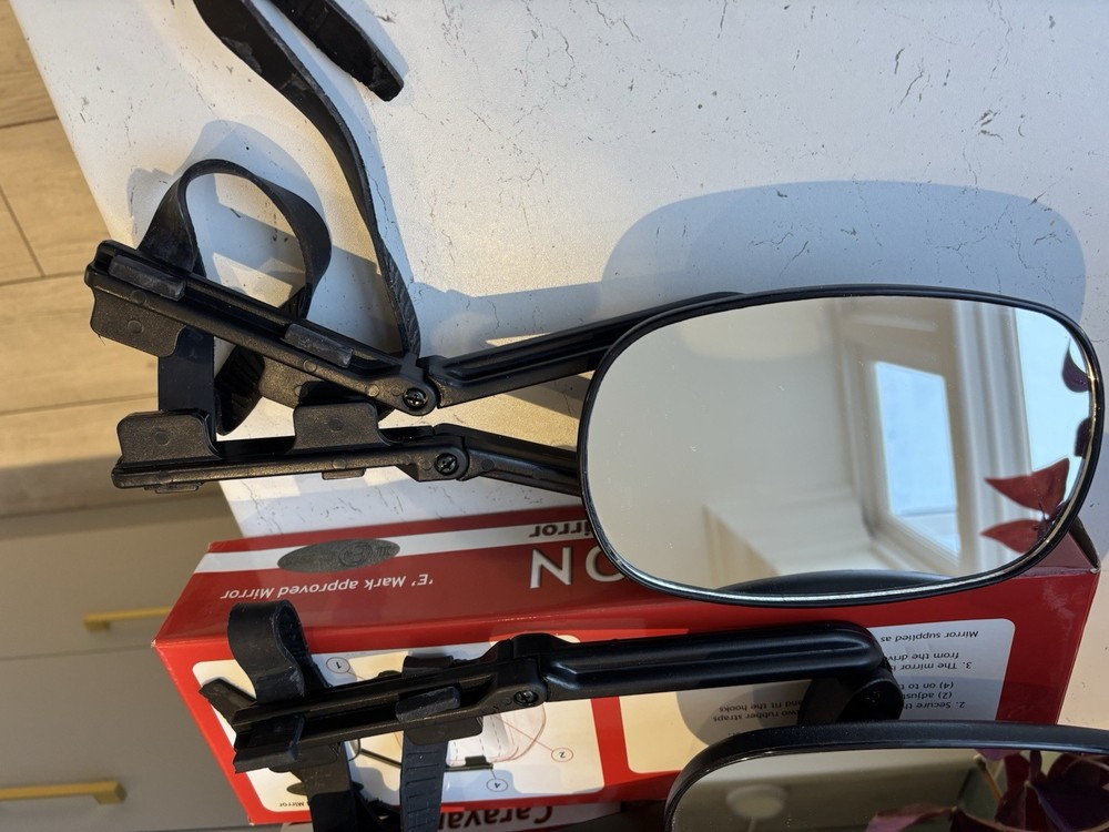 Vision Caravan Mirror E Mark Approved 2x Boxes 2x Mirrors Used Once