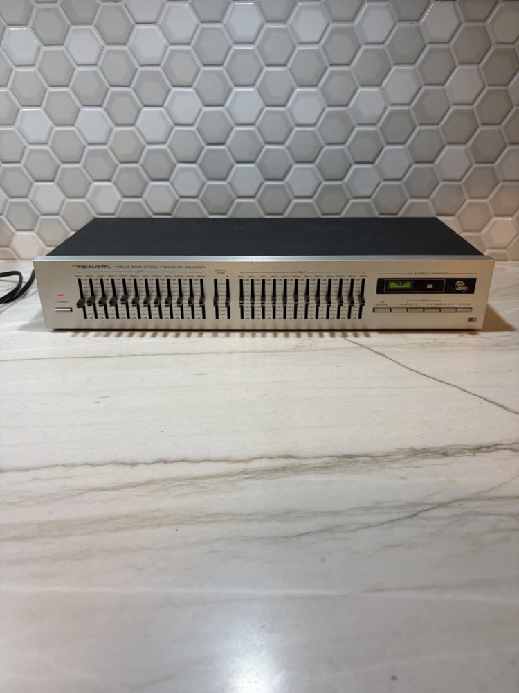 Realistic Model 31-2010 Twelve 12 Band Stereo Equalizer Tested