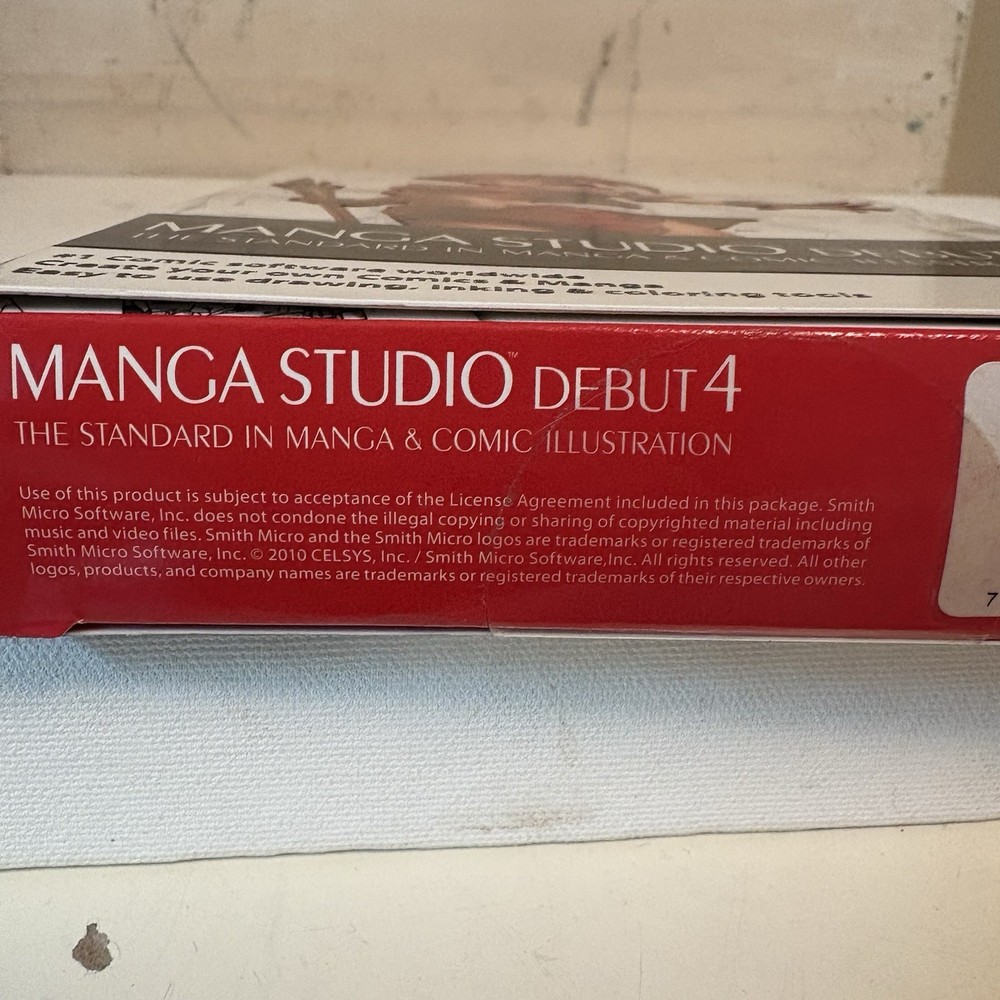 Manga Studio Debut 4 PC Mac Anime Comic Graphic Drawing Cartoon Creator Software