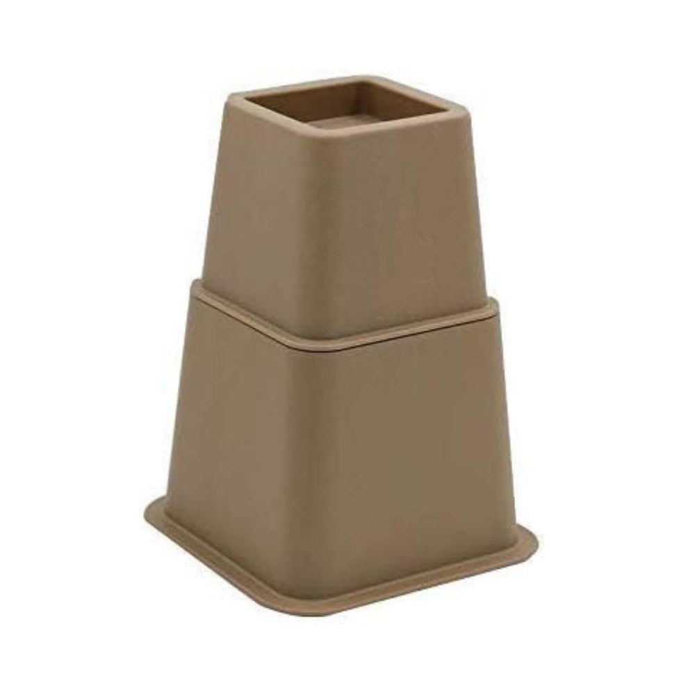 Adjustable Bed Risers and Furniture Risers, Heavy Duty Plastic Table Risers 3...