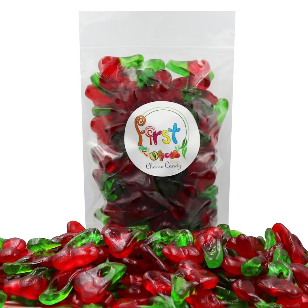 FirstChoiceCandy Happy Twin Cherry Gummy Fruit Candy