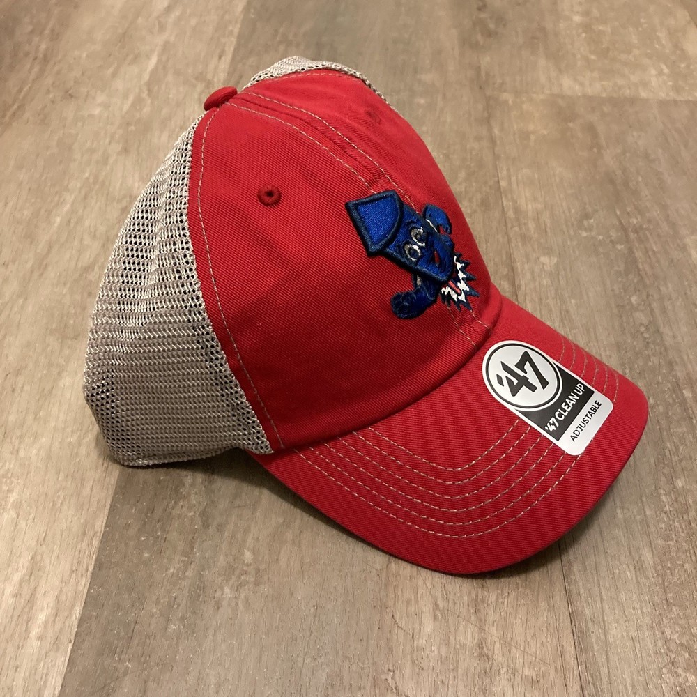 ‘47 Men’s MiLB Worcester WooSox Baseball Red Adjustable Mesh Hat Cap