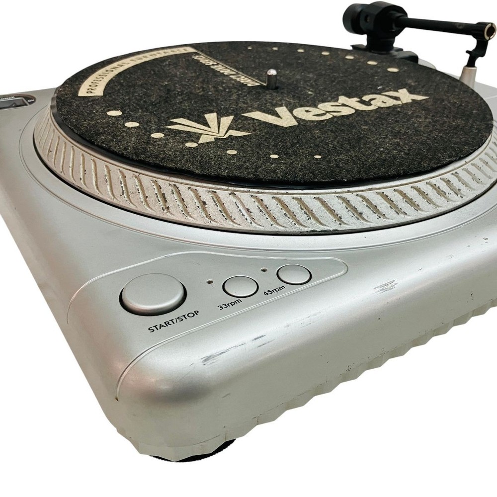 Vestax PDX-2000 Direct Drive DJ Turntable System Vinyl Record Player Working