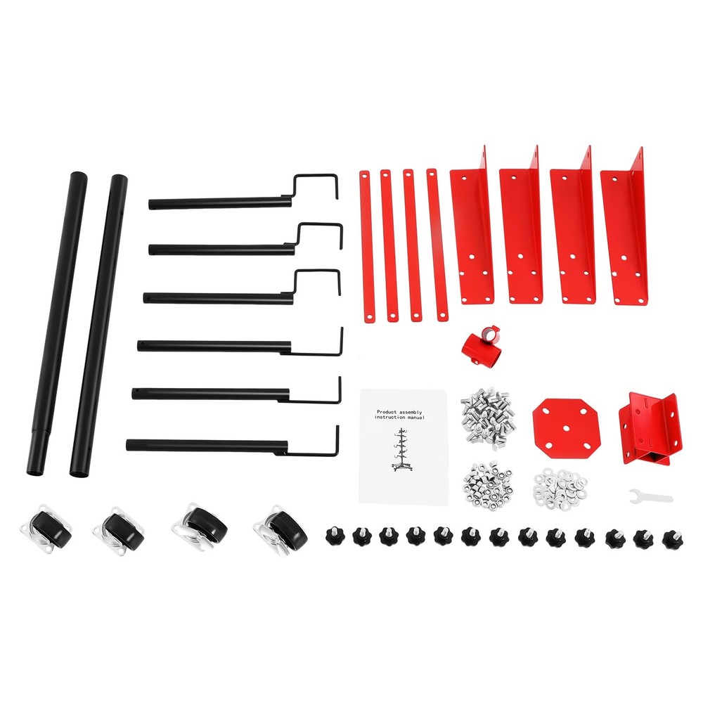 Auto Panel Tree Paint Stand Holder with Adjustable Center Post