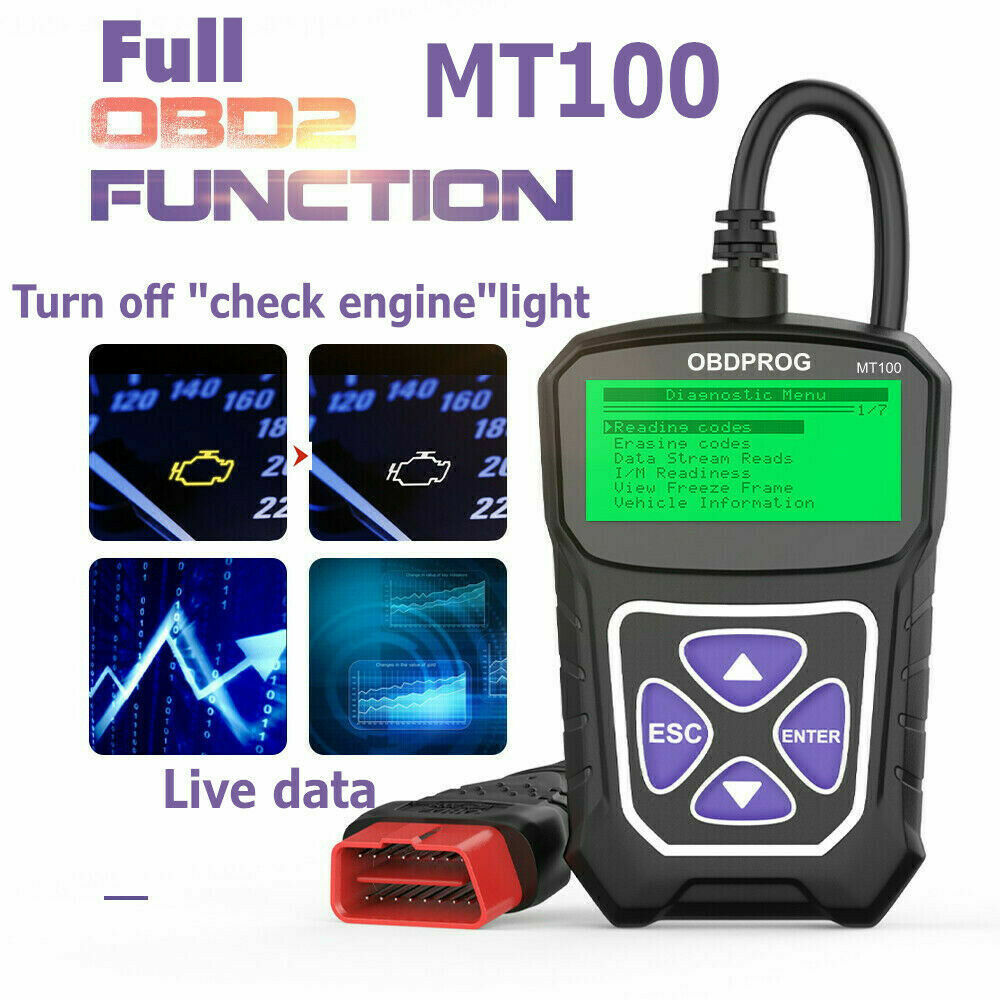 Automotive OBD Scanner Car Code Reader OBD2 Check Engine Light Diagnostic Tool