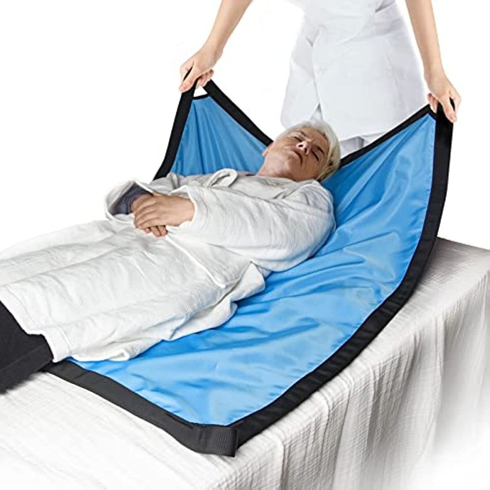 48"x40"Positioning Bed Pad with Reinforced Handles Multipurpose Transfer Sheets