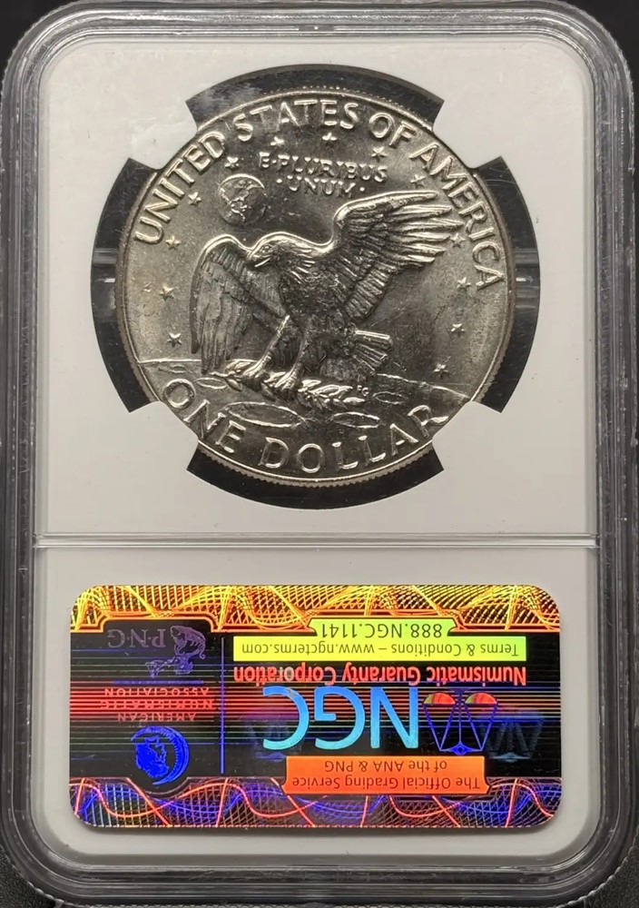 1977 D Eisenhower (Ike) Dollar NGC MS-66