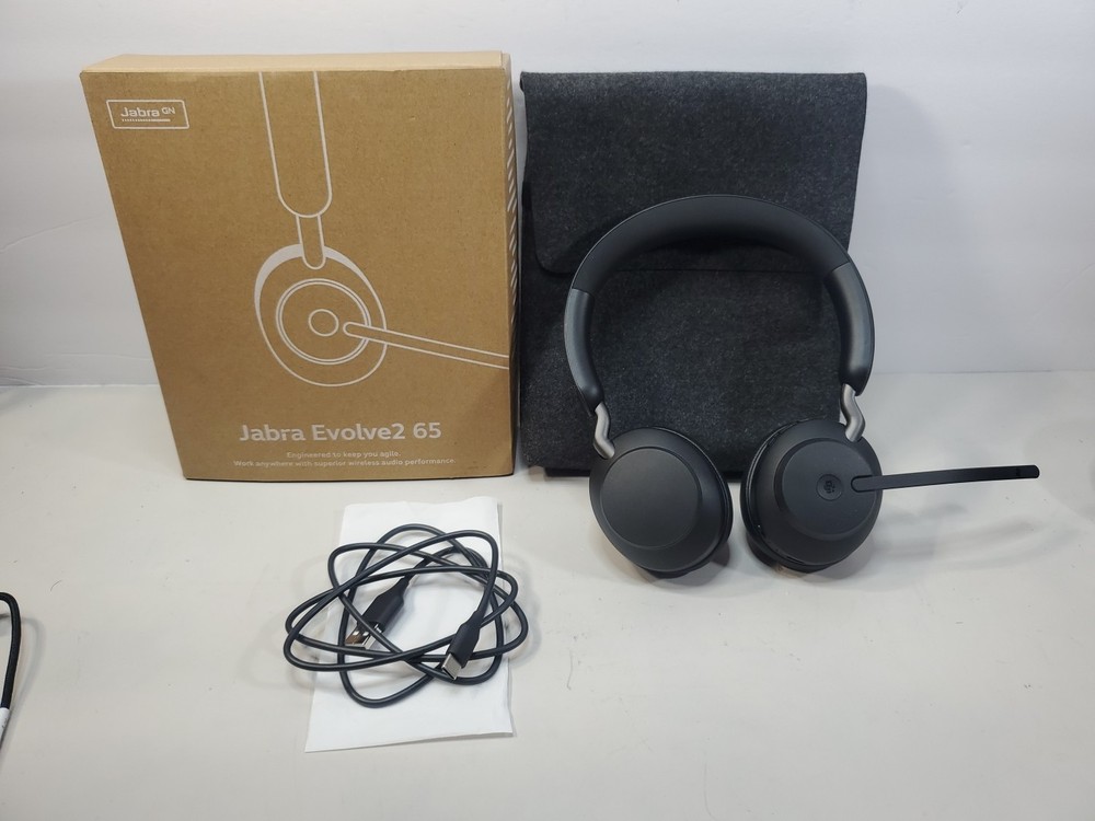 Jabra Evolve2 65 Wireless Stereo Headset NO DONGLE     (GG)