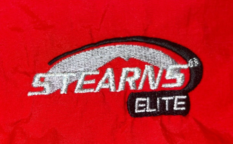 EUC DESIGNER STEARNS ELITE WARM DOUBLE LAYER FULL ZIP SKI RED JACKET SZ MEDIUM