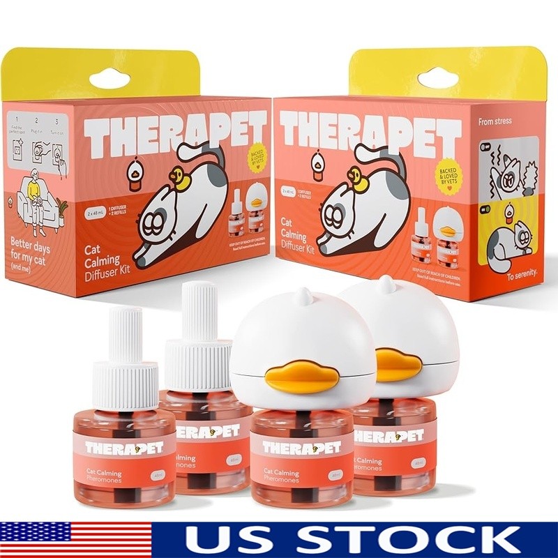 Calm Multi Cat Diffuser Kit Pheromone Reduces Stress Scratching Fighting New
