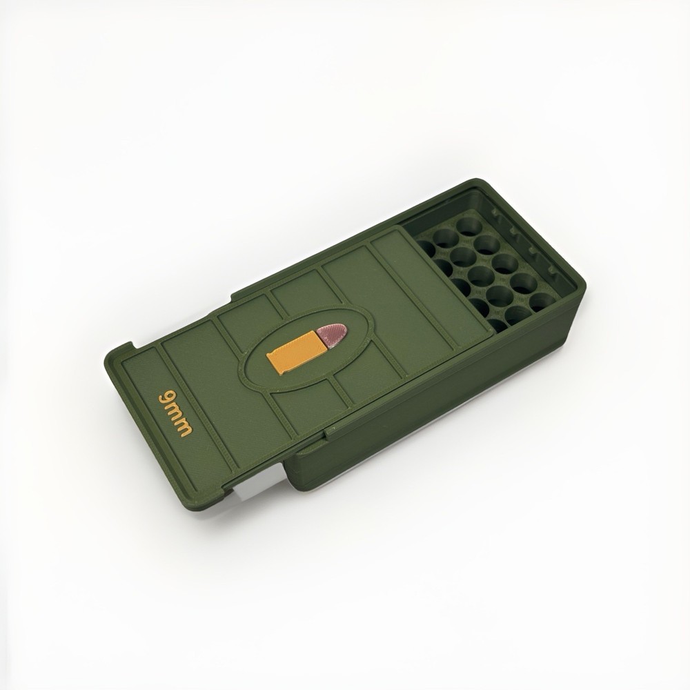 Ammo Storage Box 9mm 50 Rounds