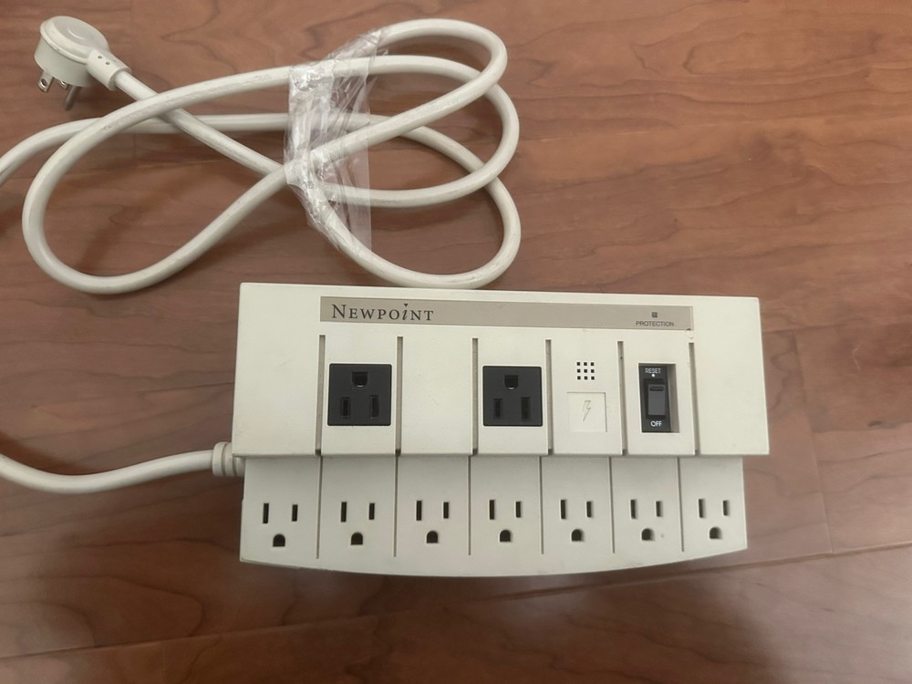 Newpoint 9-outlet Surge Protector Model #RX30TA