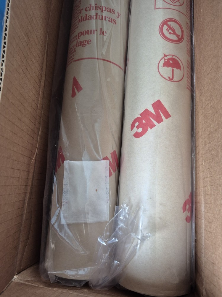 ⭐️ New 3M 05916 Welding and Spark Deflection Paper 2 Rolls 24" x 150' Each ⭐️