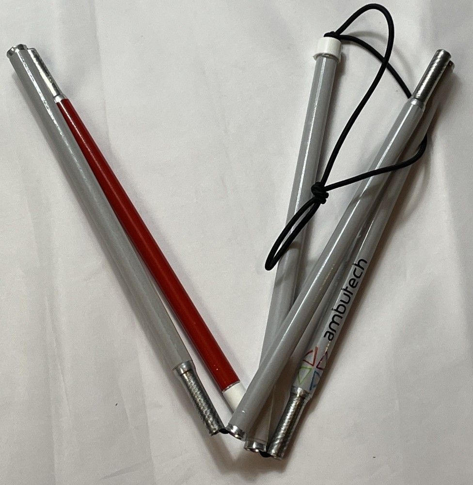 Ambutech Collapsible Cane Folding Graphite 36” Visually Impaired Blind