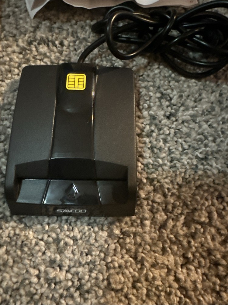 Saicoo DOD Military USB Common Access CAC Smart Card Reader, Compatible with Mac