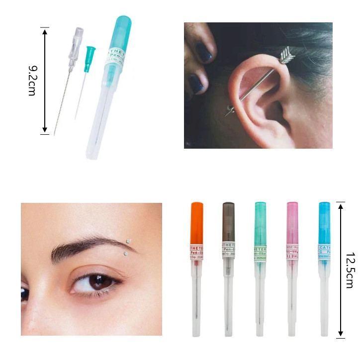 Multi-Purpose 20pcs Disposable Body Piercing Kit Piercing Components For Body US