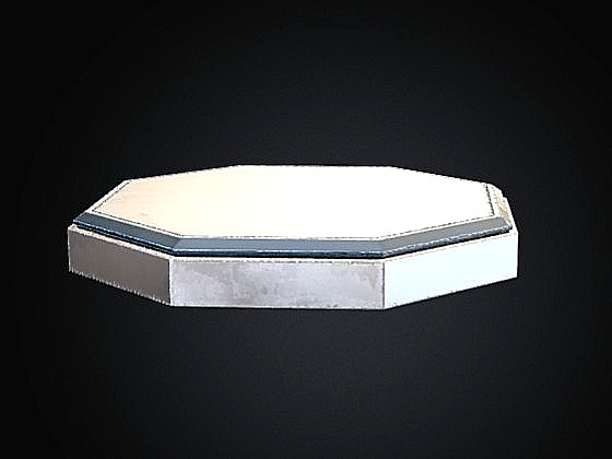 Basic Octagon Podium base various sizes