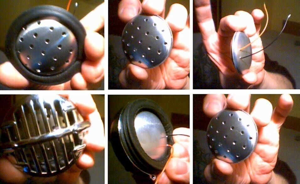 Harmonica Microphone Ceramic Crystal Element Hi-Z Harp Mic