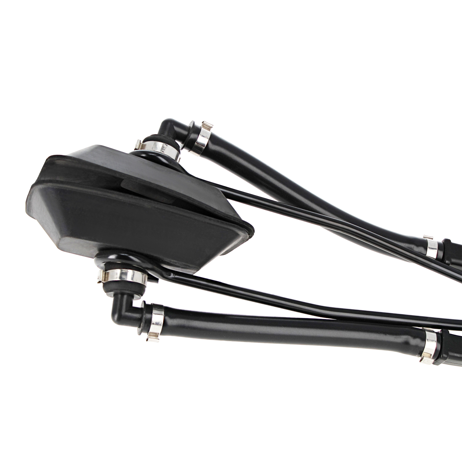 Dual Feed Boat Motor Flush Kit Muffs and Hose Fittings Outboard Engine Flushing