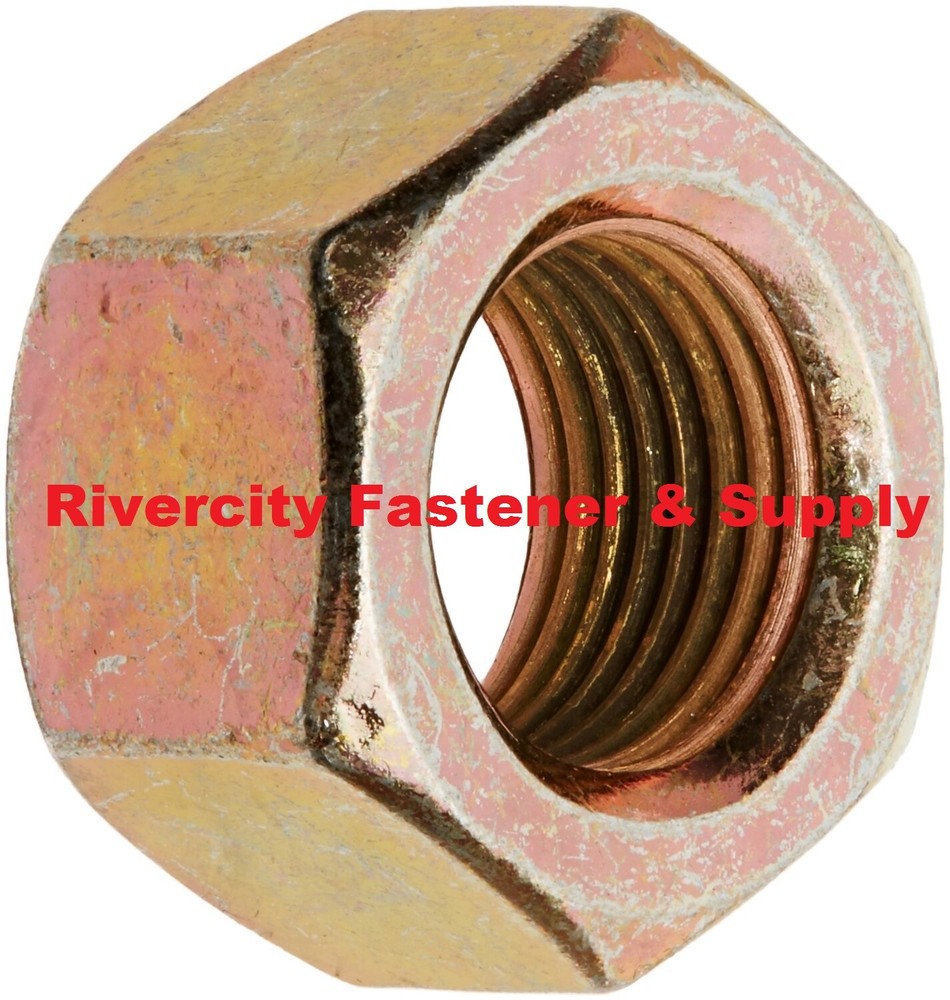 (1) 7/8-14 Grade 8 Left Hand / Reverse Thread Nut 7/8x14 Nut Fine Thread