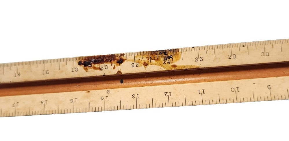 Vintage Keuffel & Esser Paragon 1631P Triangular Scale Drafting Ruler