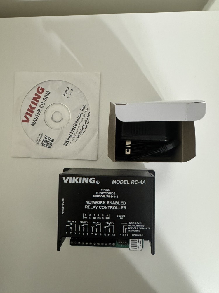 Viking Electronics RC-4A Network Enabled Relay Controller
