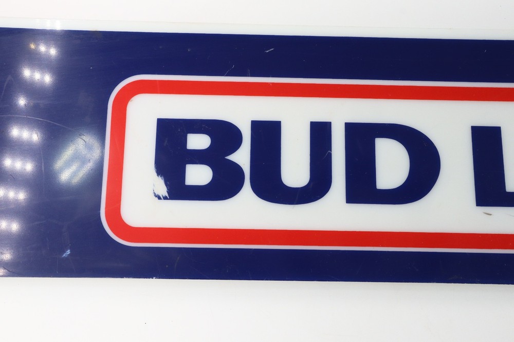 Bud Light 40" Vintage Hanging Pool Table Light Replacement Plastic Side Only