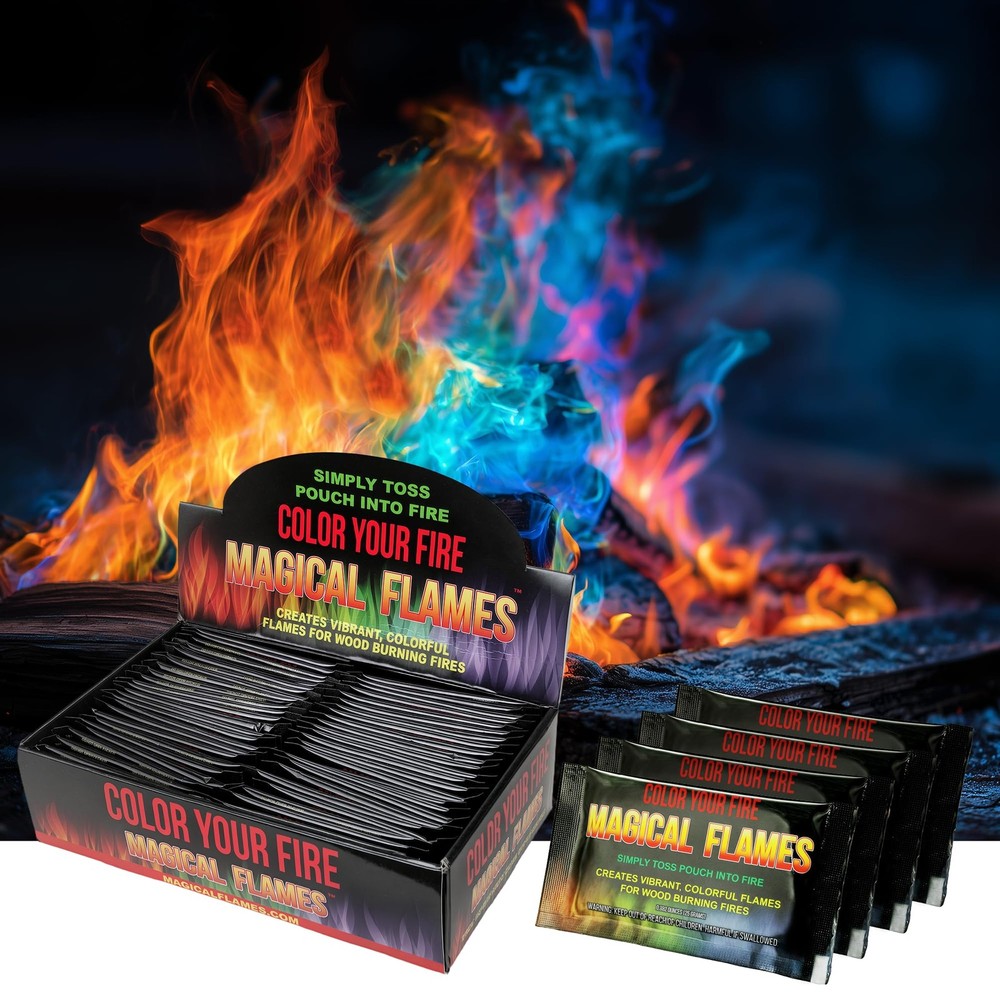 Magical Flames Fire Color Packets (50 Original 50-pack, 50-pack
