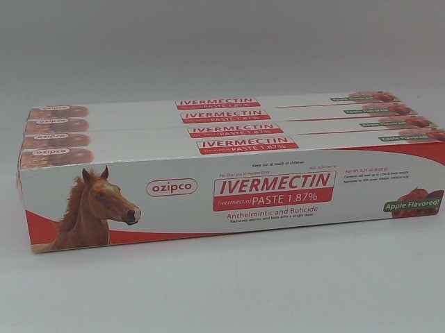 Ozipco Horse Dewormer Paste – Apple Flavor – 1.87%