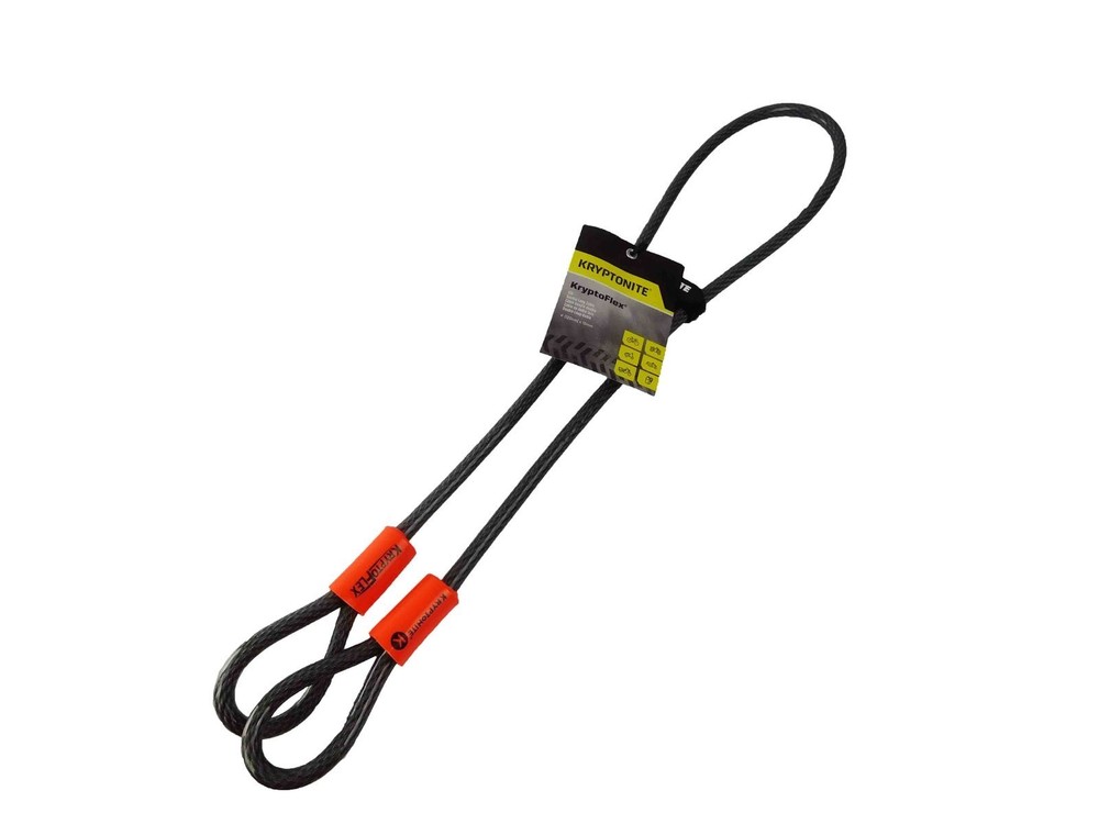 Kryptonite Evolution Series 4 Disc Lock Black and 410 4 ft Looped cable