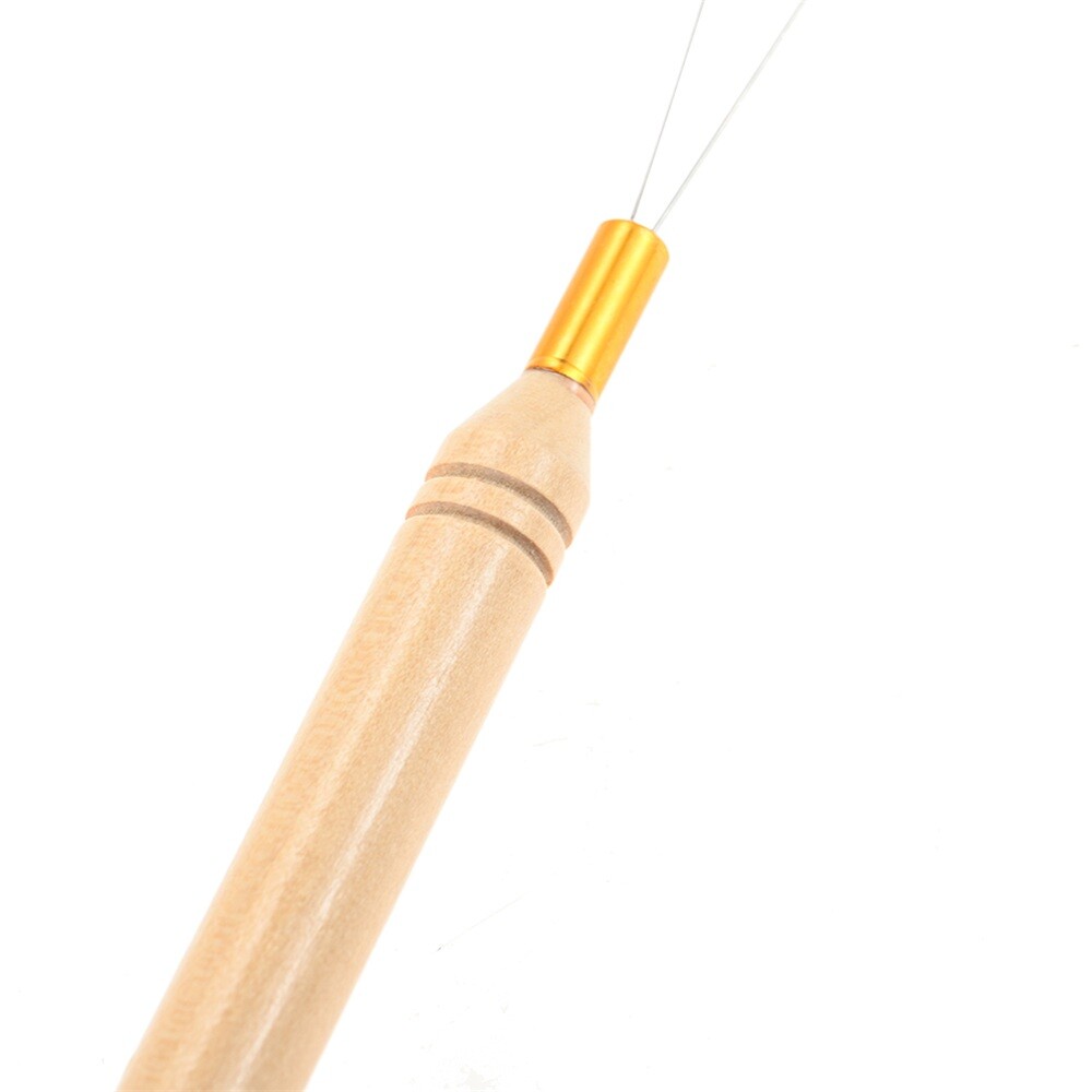 10Pc Hair Extension Loop Needle Threader 22.3cm Pulling Tool for Beaded Bracelet