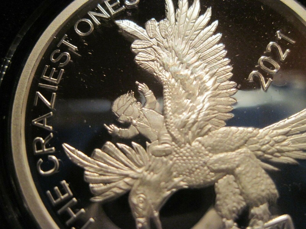 2021 THE CRAZIEST ONES PROOF SILVER SHIELD