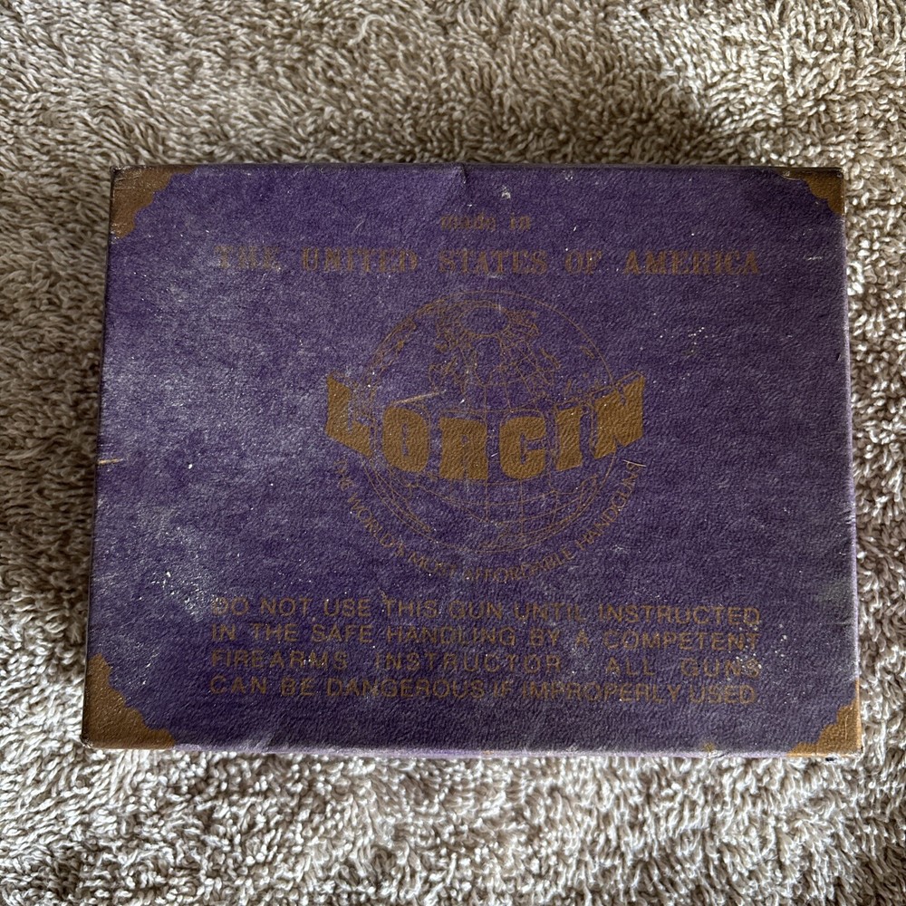Lorcin Vintage Gun Box Bin #3