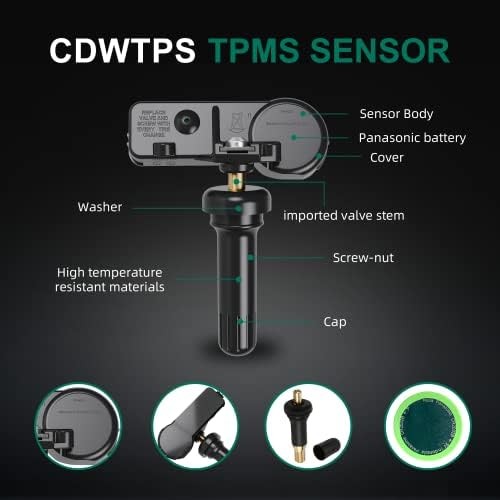 GM 315MHz TPMS Sensors 4 Pack