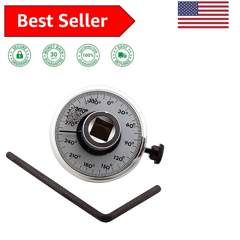 Versatile Adjustable 1/2 Inch Torque Angle Gauge for Fastener Precision