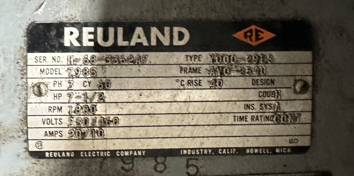 ROTO-DIE #10 HYDRAULIC BENDER