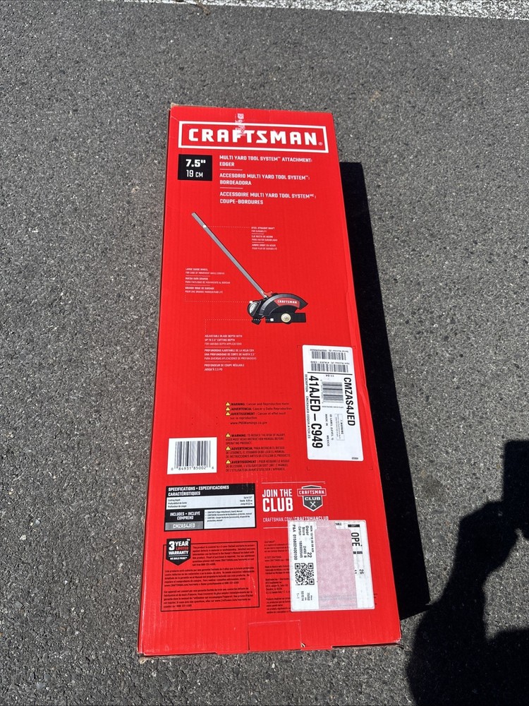 CRAFTSMAN Edger Attachment Capable CMZAS4JED Fits Most Attachment Capable