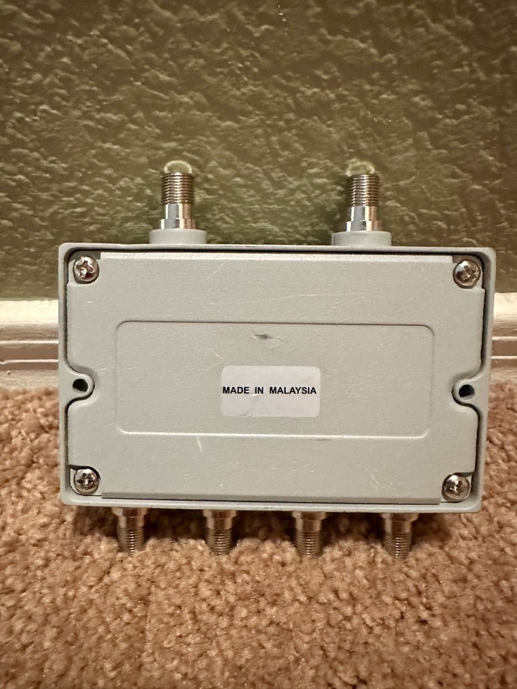 ELECTROLINE EDA2400 CATV RF ANTENNA AMPLIFIER with 4-Port Distribution