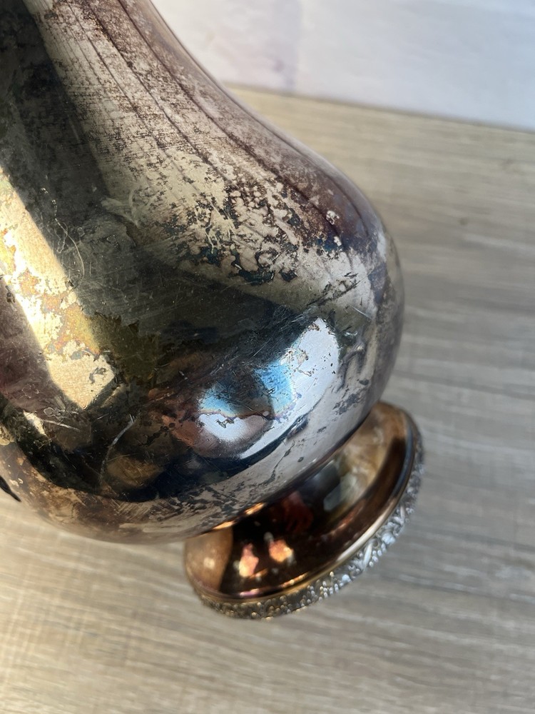 Melford Wallace Silver Pitcher Grape Edge Pattern M612 E.P.W.M